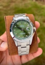 DateJust Green Dial First Copy Rolex Watch - Image 2