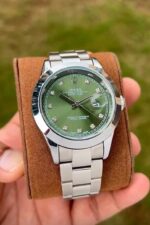 DateJust Green Dial First Copy Rolex Watch - Image 3