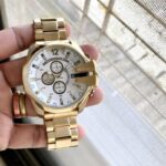 Diesel Gold Round First Copy Watch - Image 2