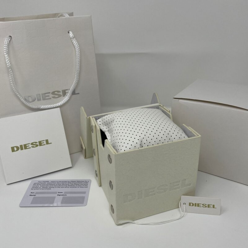 Diesel-Watch-Packaging-Box-With-Booklet-And-Carry-Bag-1 Diesel Watch Packaging Box With Booklet And Carry Bag - Image 1