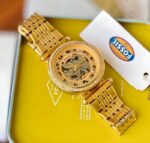 Fossil Gold Automatic First Copy Watch for Women