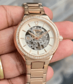 Fossil Rose Gold Automatic First Copy Women's Watch
