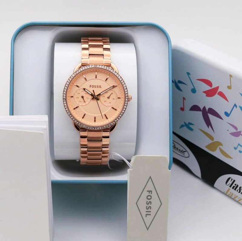 Fossil-Tailor-Rose-Gold-1 Fossil Tailor Rose Gold First Copy Watch - Image 1