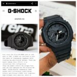 G-Shock Casio Oak GA-2100 First Copy Watch with Original Box - Image 3