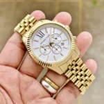 MK Lexington Gold Chronograph First Copy Watch - Image 2