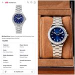 Michael Kors Lennox Blue 30MM First Copy Watch - Image 3