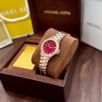 Michael Kors Lennox Rose Gold First Copy Watch - Image 3