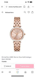 Michael Kors Mini Darci Rose Gold First Copy Watch - Image 3