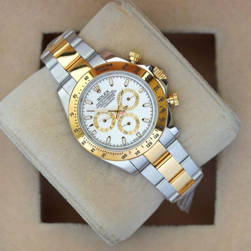 Rolex-Daytona-Silver-Chronograph-1 Rolex Daytona Silver Chronograph First Copy Watch - Image 1
