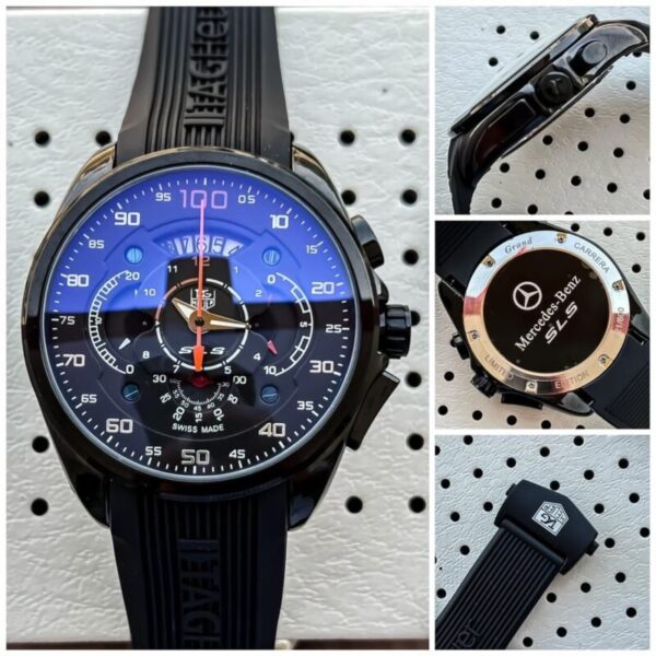 Tag Heuer Mercedes-Benz SLS Black Fiber First Copy Watch