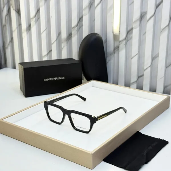 Emporio Armani Elegant Unisex Eyeglasses Full Rim Frame