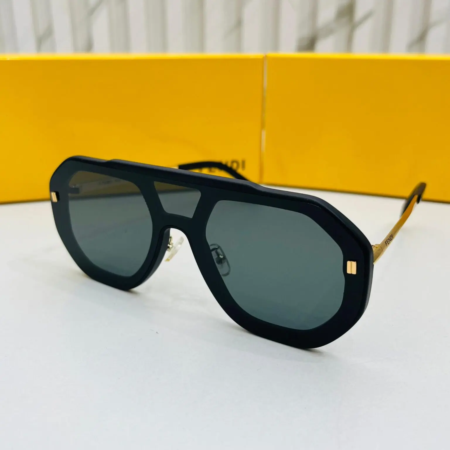 Fendi-Polygon-Square-Sunglasses-1 Fendi Polygon Square First Copy Sunglasses - Image 1