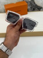Louis Vuitton Clear Square First Copy Sunglasses - Image 2