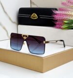 Maybach Aviator Oversized Sunglasses with Case