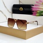 Maybach Aviator Oversized Sunglasses with Case - Image 3
