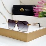 Maybach Aviator Oversized Sunglasses with Case - Image 4