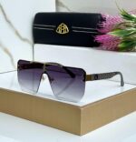 Maybach Aviator Oversized Sunglasses with Case - Image 6