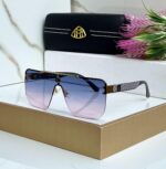 Maybach Aviator Oversized Sunglasses with Case - Image 8