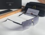 Maybach Eyewear Oversized Rimless Shield Sunglasses - Image 3