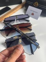 Maybach Eyewear Oversized Rimless Shield Sunglasses - Image 5