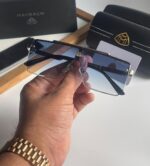 Maybach Eyewear Oversized Rimless Shield Sunglasses - Image 7