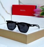 Prada Geometric Square Frame Sunglasses