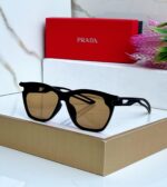 Prada Geometric Square Frame Sunglasses - Image 2