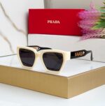 Prada Square Sunglasses with Embossed Logo