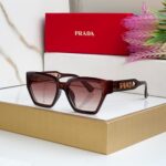 Prada Square Sunglasses with Embossed Logo - Image 4
