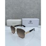 Versace Style Brown Gold First Copy Sunglasses for Men