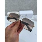 Versace Style Brown Gold First Copy Sunglasses for Men - Image 2