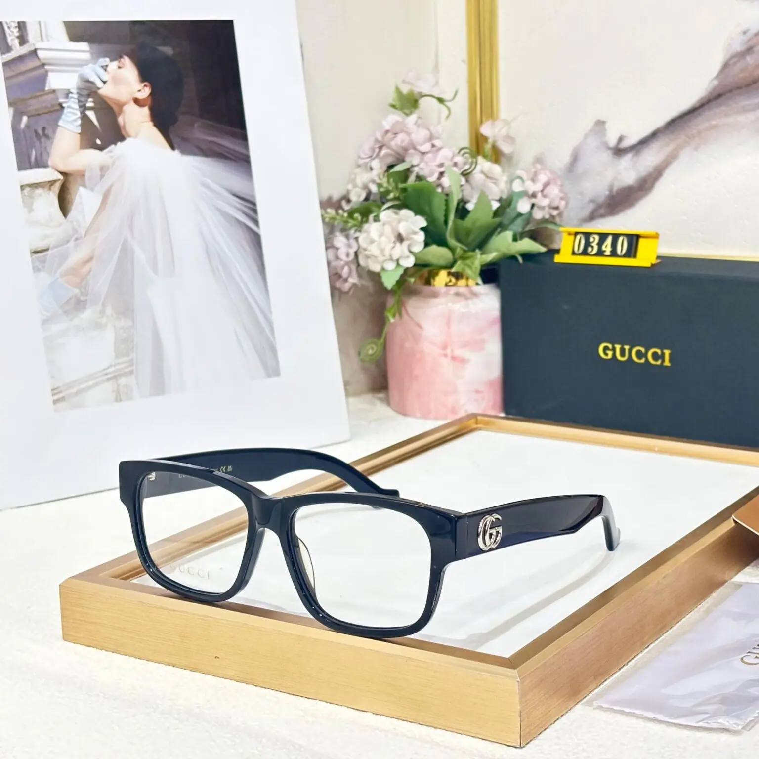 image_1-2 Gucci Men Optical Frame C09E01-1/030 First Copy - Image 1