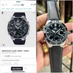 Casio Edifice Stylish Black Dial Watch - Image 5