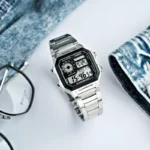 Casio Royale Stainless Steel 7AA Premium Black Watch