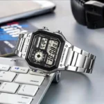 Casio Royale Stainless Steel 7AA Premium Black Watch - Image 4