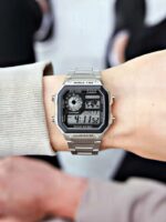 Casio Royale Stainless Steel 7AA Premium Black Watch - Image 5