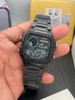 Casio Youth Black Digital World Time Watch - Image 3