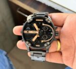 Diesel Big Daddy Black And Rose Gold