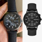Emporio Armani Chronograph Black Dial 43MM - Image 2