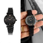 Emporio Armani Women's Black Elegant Watch - Image 2