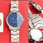 Fossil Silver Chronograph Watch with Multi-Color Dial - Image 3