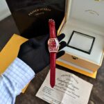 Franck Muller Crazy Hours Curvex Red Dial Watch - Image 4