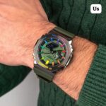 G-Shock CasiOak Green Rainbow Edition