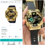 G-Shock GM-110 Black Gold Stainless Steel Watch - Image 4