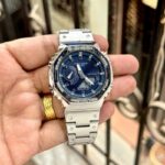 G-Shock GM-2110D Full Metal Silver Navy Watch