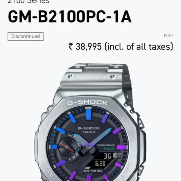 G-Shock GM-B2100 Stainless Steel