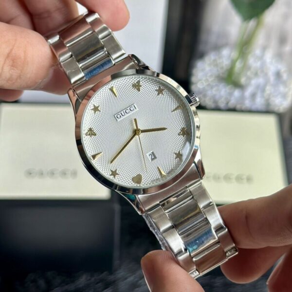 Gucci Silver Stainless Steel Watch