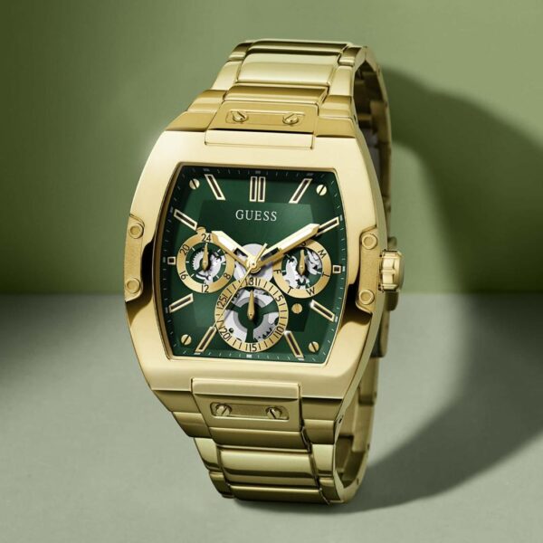 Guess Gold Chronograph Square Watch
