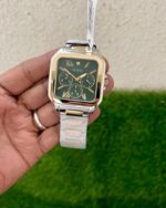 Guess Integrity Green Square Dial Watch - Image 5