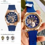 Guess Multifunction Blue Rose Gold Men's Watch - Image 3